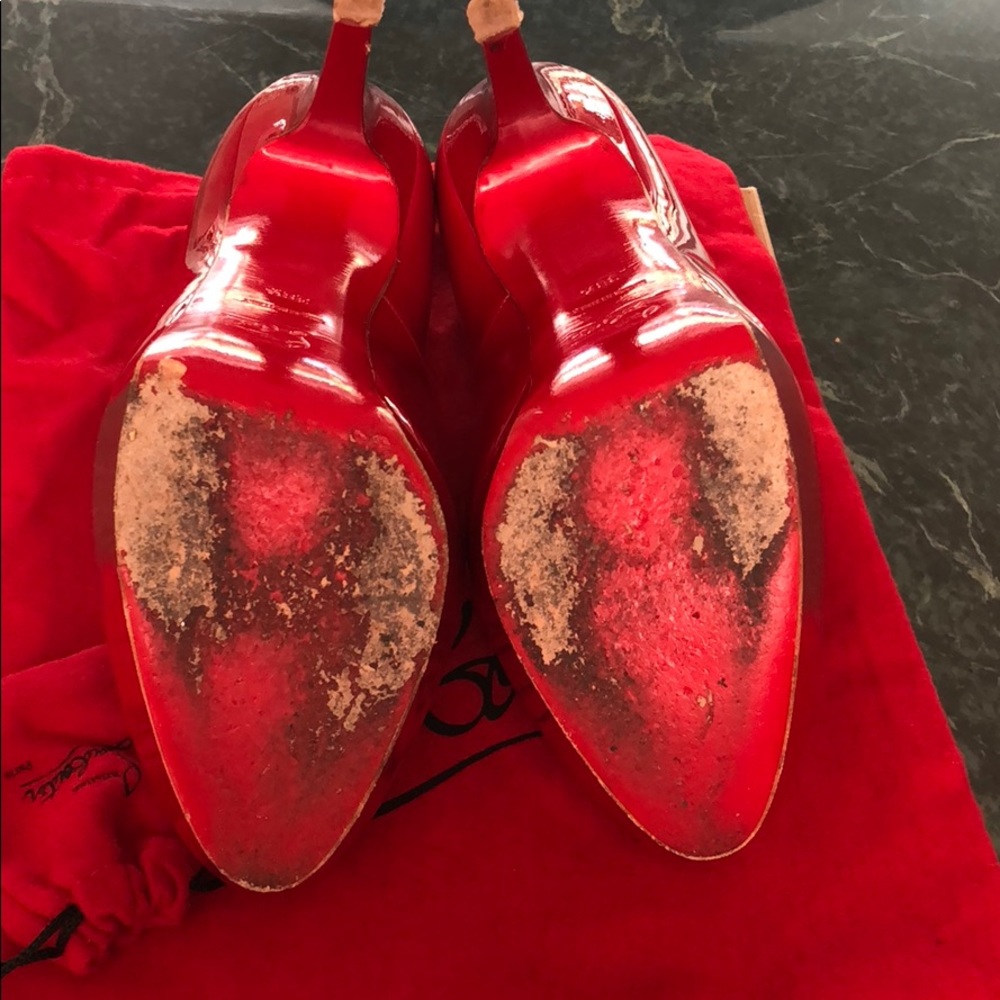 Christian Louboutin Bianca 140 Patent Calf 38.5 - Picture 5 of 7